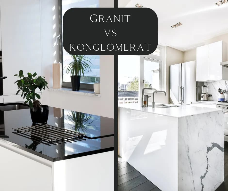 Blat kuchenny konglomerat czy granit - co wybrać, aby nie żałować?
